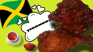 JAMAICAN STYLE BARBEFRIED CHICKEN😋🇯🇲 EASY TO MAKE❤😋 [upl. by Woothen]