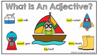 What is an Adjective Adjectives for KindergartenFirst Grade [upl. by Dremann776]