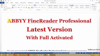 ABBYY FineReader Professional With Full Activated 2023 [upl. by Okiruy]