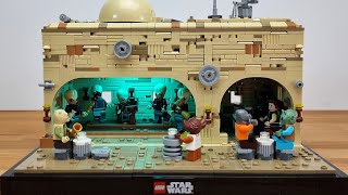 LEGO Star Wars Cantina Band MOC with LED Lights and MUSIC [upl. by Arie]