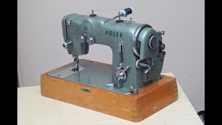 Adler Matic 153A Nähmaschine Sewing machine Швейная машина test [upl. by Kleon]