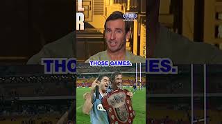 Joeys message to the Blues team before Game III 😤 9WWOS NRL Origin [upl. by Ettenoj]