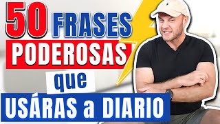 FLUIDEZ INSTANTÁNEA en 30 Minutos⏰ 50 FRASES CORTAS PERO PODEROSAS para Hablar Fácil  Educa tu Oído [upl. by Ronyar]