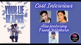 Cast interviews for Your Lie In April at Theatre Royal Drury Lane London [upl. by Olney141]