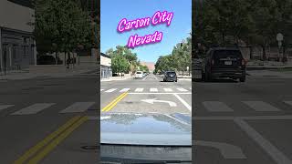 Downtown Carson City Nevada Driving Tour [upl. by Enneibaf]