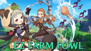 FARM FOWL  ALOY  SAYU  GENSHIN IMPACT [upl. by Ecyarg436]