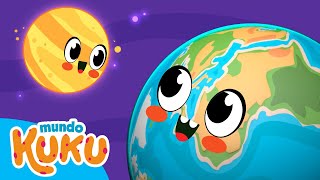 El Sistema Solar para Niños de Preescolar 🪐 🌎 Mundo Kuku [upl. by Selry]