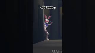 When Vanny found Gregory💀 fnaf fnafsecuritybreach [upl. by Inobe]