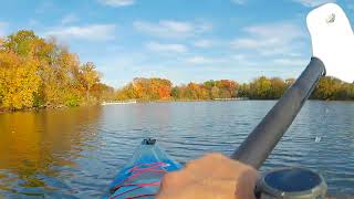 Kayaking at Newburgh Lake in Livonia Michigan [upl. by Aicilyhp]