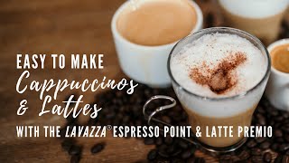 Easy to Make Cappuccino and Latte Using the Lavazza Espresso Point and Latte Premio Milk Frother [upl. by Senhauser603]