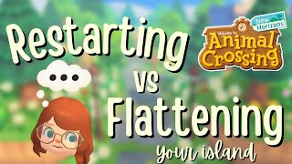 Restarting vs Flattening Your Animal Crossing Island  What is the Best Option for You [upl. by Llenad]