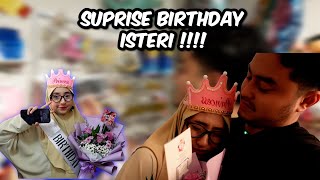 FIRST TIME SUPRISE BIRTHDAY DEKAT ISTERI [upl. by Rosita]