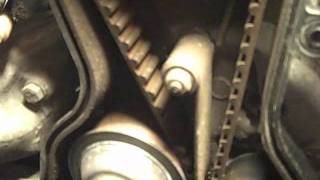 Procedure for Timing belt change for Volvo 360 Part 2  Refitting [upl. by Anauqal345]