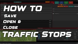 How to Create Edit and Close Traffic Stops In NCRP  NCRP [upl. by Eugenie661]