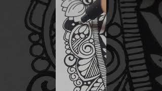 Big mandala😍 song kpop art drawing mandaladrawing mandala shorts [upl. by Pagas]