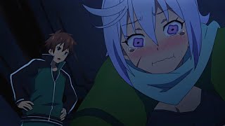 Kazuma touches Chris umm padded chest 🍮🎈 Konosuba Season 3 Ep04 [upl. by Earahc]