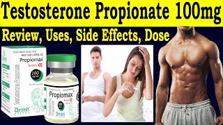 Testosterone propionate injection 100mg  Review Propiomax injection 100 mg  Uses Side Effects [upl. by Carilla]