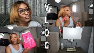 VLOG NEW MAKEUP FROM ULTA  ISSA HAUL  NEW BEDROOM LAMPS  GRWM [upl. by Kciremed]