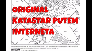 🔵 Postupak izdavanja kopije katastarskih planova putem interneta  EGrađani Katastar [upl. by Burkle]