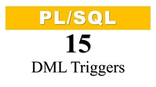 PLSQL tutorial 15 DML Trigger With Before Insert Update and Delete DML Examples [upl. by Hnacogn663]