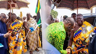 OTUMFUO BLASTS NAPO’S CRITICS AS HE COMMISSIONS GENSER ENERGY [upl. by Letizia660]