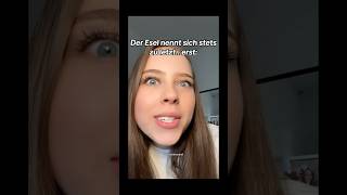 Bin ICH einfach der ESEL 🫏😭 shortvideo esel frage reagieren reaction funny fun sprichwort [upl. by Ahseekat]