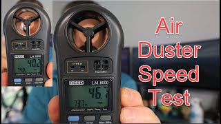 Opolar Air Duster Vs Air Canister Speed Test [upl. by Sulrac]