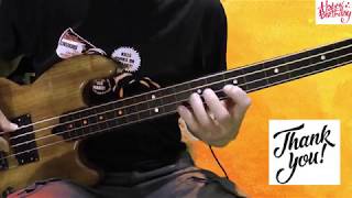 Mick Karn  Happy Birthday Japan quotNightporterquot Bass Cover with Tabs by Leitnerjoe [upl. by Yeslehc]