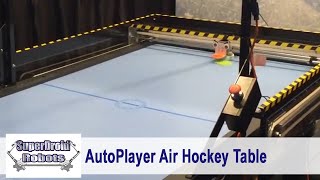 AutoPlayer Air Hockey Table by SuperDroid Robots [upl. by Marquez]