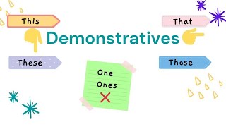 Demonstratives Grammar by Ms Sheerin Amin [upl. by Neufer967]