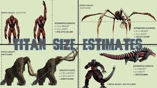 Longest Monsterverse Titans by Height Length Legspan and Wingspan [upl. by Stewardson]