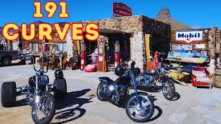 ARIZONA SIDEWINDER is the ULTIMATE MOTORCYCLE RIDE to Oatman Arizona [upl. by Philemol276]