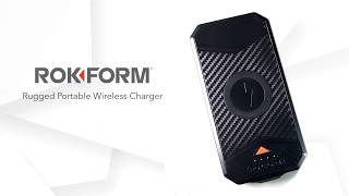 How to use the Rokform Rugged Portable Wireless Charger [upl. by Alaekim]