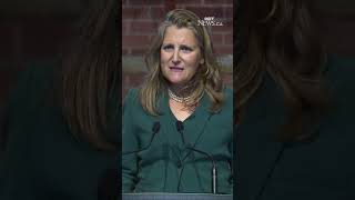 Freeland on Poilievre’s calls for Singh to force an election [upl. by Anij78]