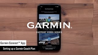 Garmin Support  Garmin Connect™ App  Garmin Coach [upl. by Aicilegna]