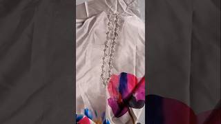 Simple and easy neck design cutting and stitchingorganza neck designs viralvideo fashion [upl. by Marabel]