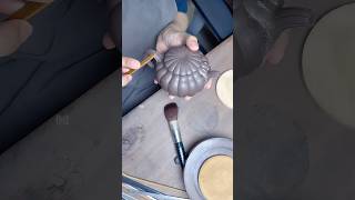 The daily work of craftsmen making purple clay teapots teapot teaculture clayteapot tea [upl. by Cacka]