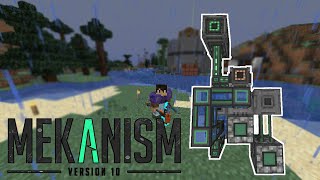 Minecraft 1165  Mekanism v10  The MOST compact setup for infinite power generation [upl. by Litsyrk]