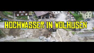 Hochwasser in Wolhusen Schweiz  25 Juli 2021 [upl. by Ettelorahc507]