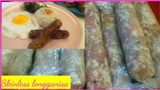 SKINLESS GARLIC LONGGANISA RECIPE [upl. by Alysoun]