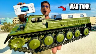 RC Unique Powerfull Panzer Tank Unboxing amp Testing  Chatpat toy tv [upl. by Tidwell996]