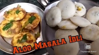 Aloo masala Idli [upl. by Winterbottom]