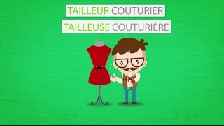 Tailleurcouturier  Tailleusecouturière [upl. by Nosreh]