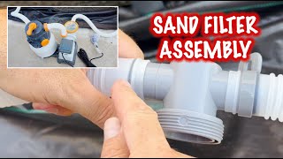 Sand Filter Assembly  Bestway Above Ground Pool Sand Filter [upl. by Nodnas]