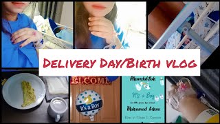 Agha khan Hospital Delivery Day🤰Elective C section Reason😣Meet our new Born👶Gender face Reveal😍 [upl. by Annagroeg]