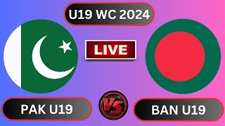 ICCWC  Pakistan U19 vs Bangladesh U19 36th Match Super Six Group 1  ICC Under 19 World Cup 2024 [upl. by Diarmid]