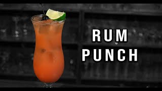 Rum Punch  Easy Rum Recipes  Booze On The Rocks [upl. by Saravat]