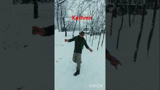 Kashmir View Snowfall In Kashmir Fouji duty सारे जहां से अच्छा हिंदुस्तान हमारा। [upl. by Enneira414]