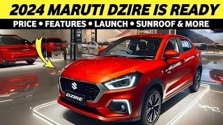 Get Ready for  2024 Maruti Suzuki Swift Dzire Facelift 🔥  Sunroof 360° Camera 24 Kml [upl. by Hittel624]