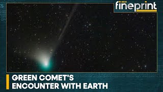 WION Fineprint Rare Green comet visible from Earth after 50000 years [upl. by Pirnot]